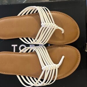 Torrid White Strappy Sandals